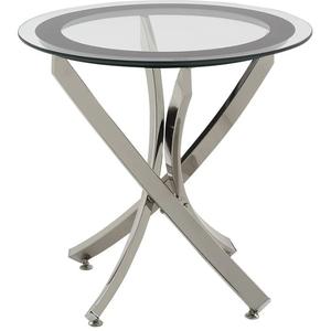 Recién llegado, mesa de centro de diseño para decoración de muebles de Hotel, mesa de centro superior de cristal redondeado con acabado antiguo - Product Image 1