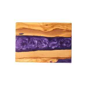 Vente chaude Écologique Bois Résine Époxy Plateau De Service Couteau Ensemble 1 Naturel Cuisine Outils Planches À Découper - Product Image 3