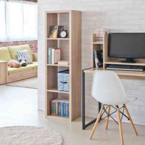 Librería blanca clásica de 41,3*29,2*152,5 cm - Product Image 3