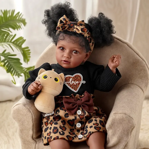Poupées reborn Babeside de 20 pouces, Celina, petite fille afro-américaine, pour la vente en gros - Product Image 5