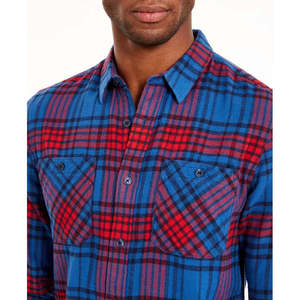 Camicia in flanella a quadri Brady da uomo American Rag, 100% cotone, casual, con bottoni, anti-piega, taglia XX Large - Product Image 3