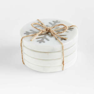Wholesale <b>Coasters</b> Marble Custom White Marble <b>Coasters</b> Marble Pattern <b>Coaster</b> 4 Pcs <b>Set</b> Home <b>and</b> Kitchen - Product Image 4