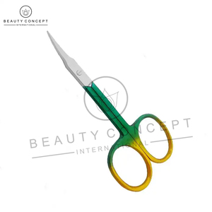 Tijera para cutículas de acero inoxidable de forma curva, concepto de belleza de buena venta, producto internacional, tijeras rectas sostenibles - Product Image 6