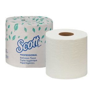 Papel Higiénico Scott de Pulpa de Madera Virgen, Ecológico, de Disolución Rápida, Suave y con Relieve, Paquete de 4 Rollos, 12/36 Unidades - Product Image 1