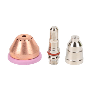 Jiusheng 200A tapa protectora de cobre 213020 componentes de antorcha de corte por Plasma CNC Copa protectora para cortadores CUT-200 para acero y aluminio - Product Image 6