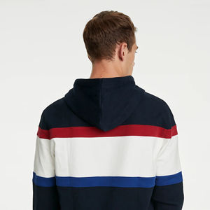 Sweats à capuche en polyester 100% coton pour hommes, pull thermique à motif solide avec capuche personnalisée, techniques brodées - Product Image 3