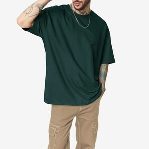 Camiseta Extra Grande de Hombros Caídos, Personalizada, 100% Algodón Orgánico Tejido, para Hombre, con Impresión Digital y Secado Rápido - Product Image 3