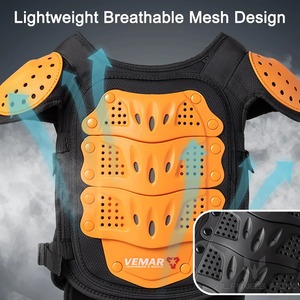 เสื้อแจ็คเก็ตมอเตอร์ไซค์เกราะป้องกันได้มาตรฐาน CE, เสื้อแจ็คเก็ตมอเตอร์ไซค์สำหรับแข่งรถมืออาชีพพร้อมแผ่นเกราะป้องกันไหล่ ข้อศอก และหลัง - Product Image 5