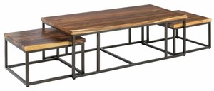 โต๊ะกาแฟด้านข้างโซฟาทำจากไม้ทำจากไม้ดีไซน์ทันสมัยสำหรับห้องนั่งเล่นห้องนอนระเบียงหน้าต่างที่ทนทานของขวัญที่ดีที่สุด - Product Image 4