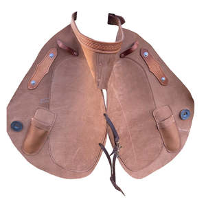 Tablier de maréchal-ferrant professionnel en cuir de vache résistant pour le sabotage et le toilettage des chevaux, instruments vétérinaires équestres - Product Image 6