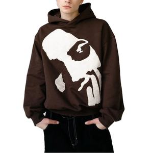 Men's Fully Customizable Puff Printing <b>Hoodies</b> <b>Lightweight</b> Breathable Winter wear Puff Printing <b>hoodies</b> with Adjustable Price - Product Image 1