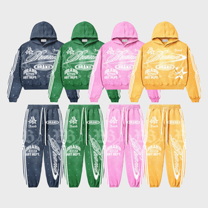Conjunto Deportivo para Hombre y Mujer, Cintura Alta, Corte Ajustado, Sudadera con Capucha, Pantalones Jogger, Ropa Deportiva para Gimnasio y Entrenamiento - Product Image 1