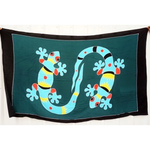 100% Fine Quality Rayon Hand-Painted Hawaiian Sarongs Pareo Custom Wholesale Beachwear Cover Asia <b>Pacific</b> Islands HPGU031-01-200 - Product Image 1