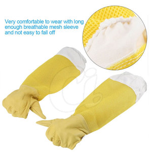 Guantes de Apicultura de Cuero de Alta Calidad, Resistentes al Desgaste, Equipo de Seguridad - Product Image 3
