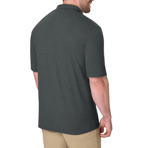 Polo Moderno para Hombre, Manga Corta, Cuello Estructurado, Cierre de 3 Botones, Corte Ajustado, Colores y Tallas Personalizadas, OEM, Marca Privada - Product Image 3