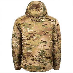 Veste à capuche pour homme, imperméable, légère, isolée, coupe-vent, veste tactique multi-poches - Product Image 6