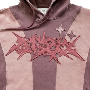 Sweat-shirts à capuche décontractés gris de haute qualité pour femmes, logo brodé personnalisé, vente chaude, streetwear décontracté, col à capuche, hiver - Product Image 4