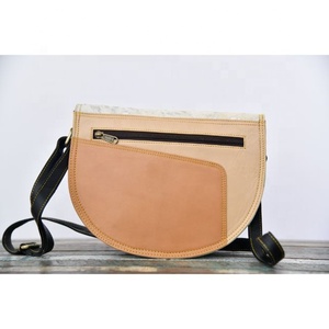 Stylish Women Recycled Genuine Leather Multicolor <b>Sling</b> <b>Bag</b> Real Handmade Animal Print Fur Leather Shoulder Luxury Crossbody <b>Bag</b> - Product Image 3
