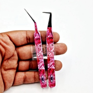 แหนบต่อขนตาแบบมืออาชีพ สแตนเลสสตีล ป้องกันแม่เหล็ก ปลายเรียบ ยาว 11 ซม. บรรจุภัณฑ์ปรับแต่งได้ พร้อมโลโก้ รุ่นยาว 90 - Product Image 4