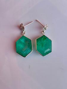 ต่างหูแฮนด์เมดสีเงินสเตอร์ลิงสี925ต่างหูผู้หญิงสวย - Product Image 6