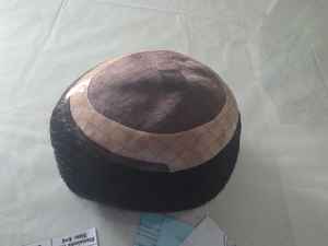 Taz Cheveux Bangladesh Hommes Mono Moyen Cheveux Humains Toupet Perruque Prothèse Remy Indien Crépus Droite Vague Profonde Vague Naturelle Doux - Product Image 5