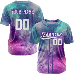 Uniforme de béisbol para adultos, Jersey estampado cómodo y deportivo al por mayor - Product Image 1