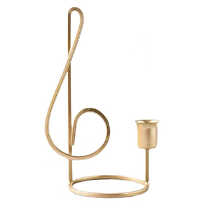 Otros portavelas Muestra de metal dorado disponible Clear Holiday Decorativo Estampado europeo Decoración DE BODA hecha a mano Caja OEM MOQ - Product Image 6
