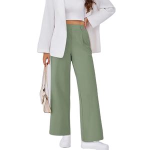 Venta caliente OEM Pantalones casuales para mujer Color personalizado y logotipo Mejor material Hecho Pantalones transpirables 2025 Verano Nuevo - Product Image 1