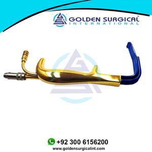 Retractor aislado con dientes 18,5 Tebbetts Fibra óptica Cirugía plástica Instrumentos de aumento de senos - Product Image 4