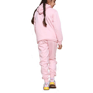 Ropa de Color sólido para niñas, chándal deportivo para niños, 2 uds., chándal de moda para niñas, suéter informal para niñas, conjuntos de ropa para niñas - Product Image 6