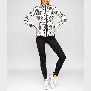 Chándal de mujer de talla grande Gymwear personalizado hacer nuevo diseño sublimación cordón conjunto de dos piezas - Product Image 1