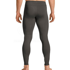 2026 Top Sale Men's Breathable Elastic Waist Tight Leggings for <b>Running</b> Gym Sport Custom Logo - Product Image 3