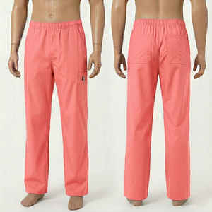 Pantalon de travail pour hommes, tissu en polycoton premium 180 GSM, rouge vin, uniforme médical, broderie personnalisée, impression, étiquette tissée, logo - Product Image 3