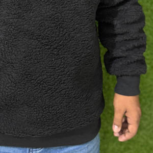 Best Selling 2026 <b>Men</b> Winter Oversized Cotton Blended <b>Sherpa</b> Blank <b>Hoodies</b> <b>Men</b> Hood Fit High Quality <b>Hoodies</b> - Product Image 4