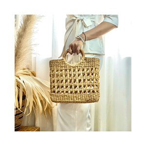 Bolso de mano tejido a mano de fibra marina, material: fibra natural; uso: estilo de vida veraniego; origen: suministro artesanal de Vietnam - Product Image 2