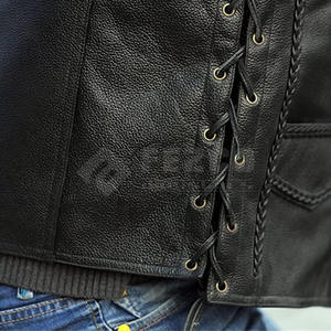 Good Quality 100% Leather Made Fashion <b>Vest</b> Reasonable Price Breathable <b>Men</b> Clothing Leather <b>Vest</b> - Product Image 3