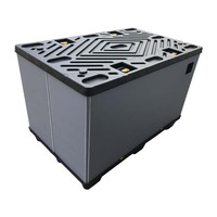 Excellente Offre d'Usine : Conteneur de Palettisation Welldon en Plastique PP Recyclé, Boîtes KTP, Diviseurs pour Pièces Automobiles et Logistique (300-700kg)