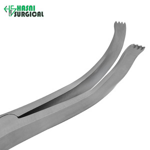 Espátula Manual de Acero Quirúrgico Hasni, Apertura de 2 Mandíbulas, 11 cm, Hoja Plana de 15 mm, Instrumento Ortopédico - Product Image 4