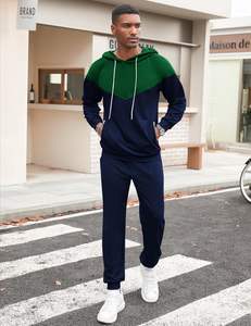 SUDADERO de algodón 100%, conjunto ligero con capucha, cierre de cordón, invierno, ecológico, lavado a la piedra, estampado de diamantes de imitación adornados - Product Image 2