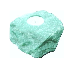 High quality natural stone candle holder amazonite Holder <b>Crystal</b> healing table <b>Decorative</b> candle holder gemstone Wholesaler - Product Image 6
