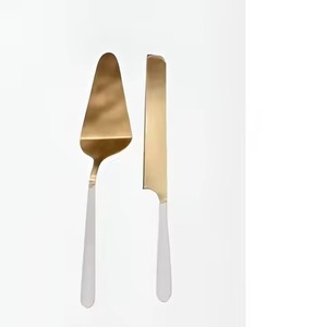 Modern Brass Handle <b>Cake</b> <b>Server</b> Set Superior Quality <b>Cake</b> Spatula and <b>Server</b> Set Latest Design - Product Image 3
