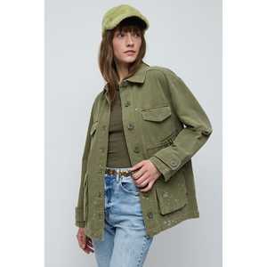 Chaqueta Blazer Casual para Mujer, 100% Algodón - Product Image 1