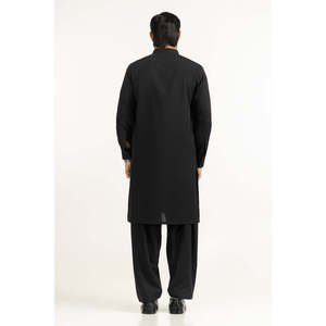 Trajes Africanos de Estilo Clásico para Hombre, Corte Regular, Bordados, Tela Combinada, Colección KP-EMB25-009 - Product Image 3