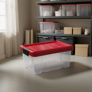 Tontarelli 14Lt PUZZLE BOX Cherry Storage Container and <b>Bin</b> Cherry 8035637ACH - Product Image 3