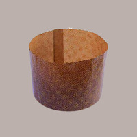 10 moules en papier sulfurisé jetables marron clair, forme carrée, diamètre 134 mm, hauteur 95 mm, outils de pâtisserie pour panettone haut de 500 g
