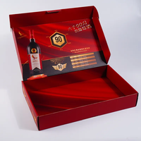 Boîte d'emballage en carton auto-érectile recyclable avec logo imprimé en relief pour 6 ou 12 packs de boissons, sodas, bières, vins, vodkas