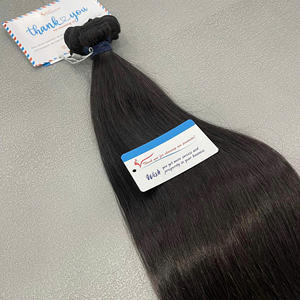 Hot Natural Straight Vietnamese <b>Remy</b> <b>Hair</b> <b>Extensions</b> <b>Hair</b> Weaving Bundles Double Drawn Unprocessed Raw Weft <b>Hair</b> All Colors - Product Image 1