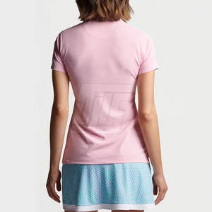 Tenue de golf pour femmes, haut polo et jupe en tissu doux, pour l'entraînement, la compétition et les vêtements décontractés - Product Image 2