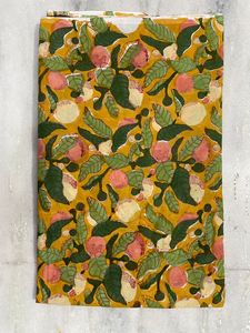 Jaipur fait à la main 100% coton main bloc imprimé tissu artisanal traditionnel écologique respirant bloc impression coton tissu - Product Image 2