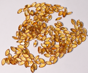 Citrine dorée naturelle, quartz, taille marquise, 3,5*7,5 mm, pierre précieuse en vrac pour la fabrication de bijoux - Product Image 5